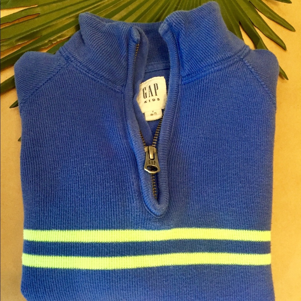 Gap kids quarter zip pullover sweater for boys
